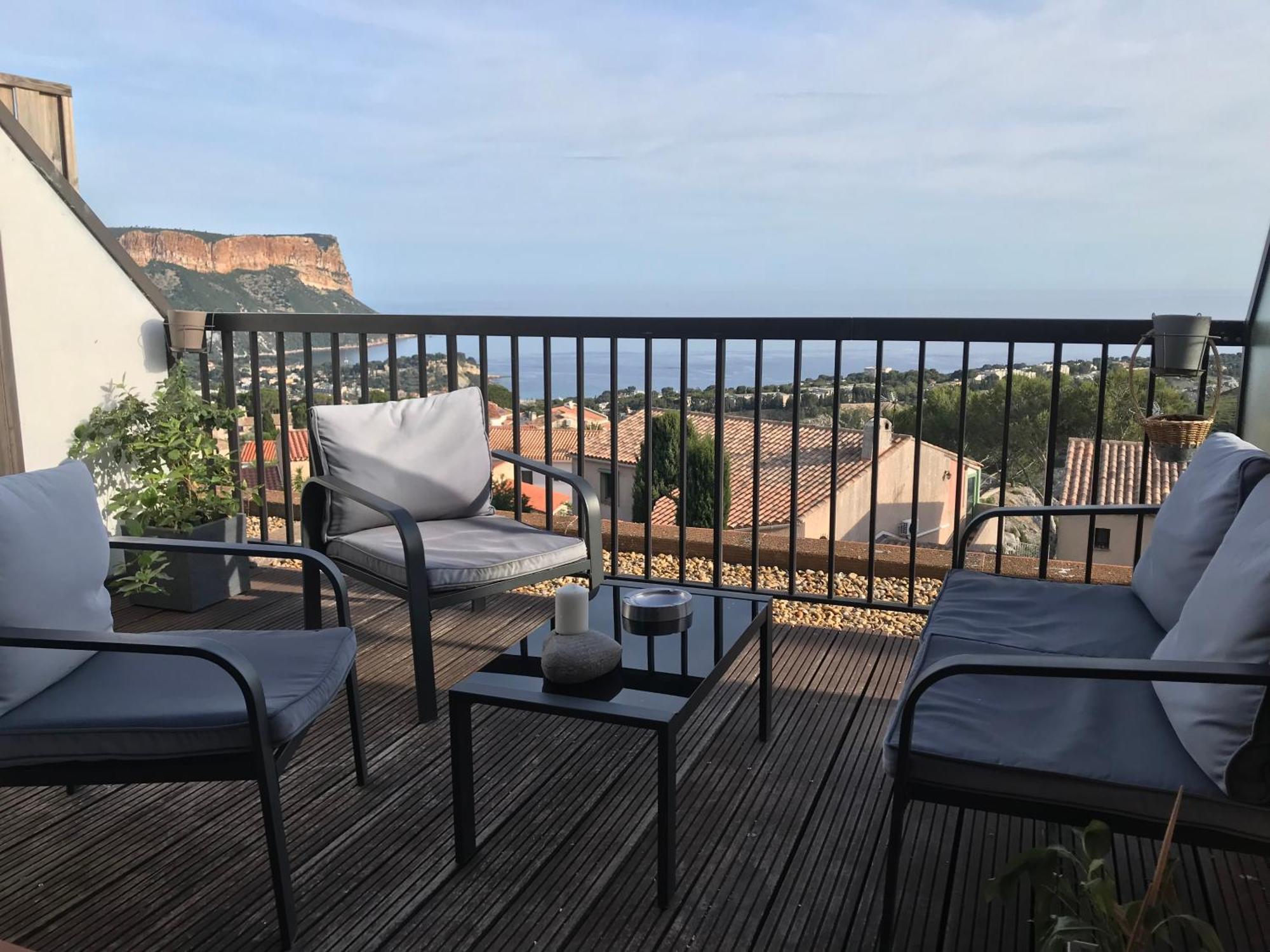 Magnifique Studio Cassis Vue Mer Exterior foto